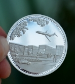 中國商用飛機公司慶典紀念純銀紀念章