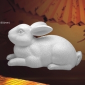 吉祥兔純銀工藝品定做、純銀制品生產訂購