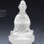 純銀觀音菩薩擺件、觀音純銀擺件